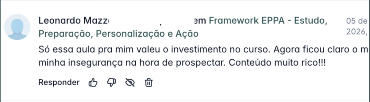Leonardo Mazzei comentando na plataforma